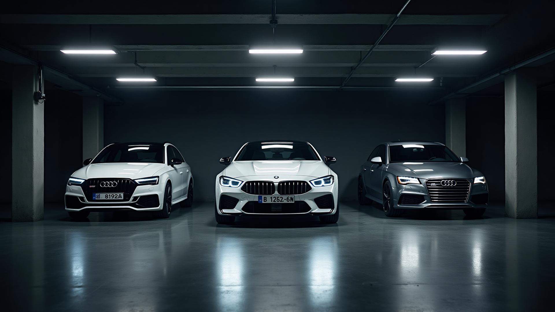 European luxury cars - Mercedes-Benz, BMW, and Audi